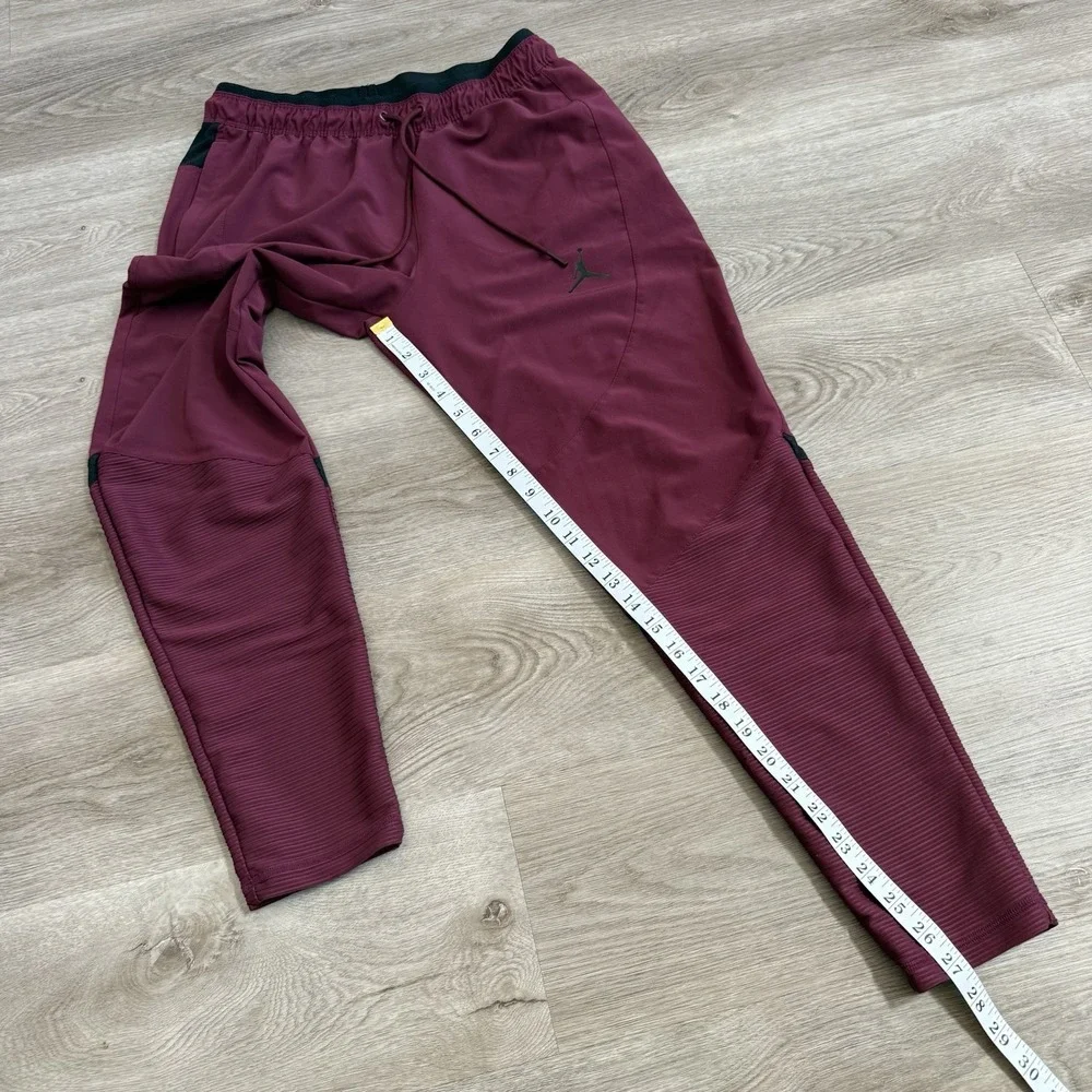 Men's Jordan Dri-FIT Sport Woven Running Pants Burgundy DV1277-680 Size M